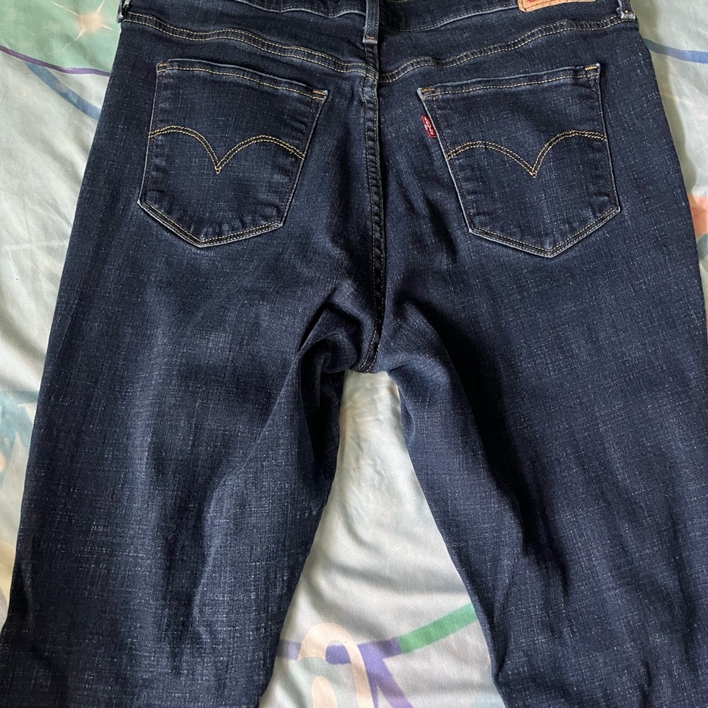 Dark Blue Denim Jeans